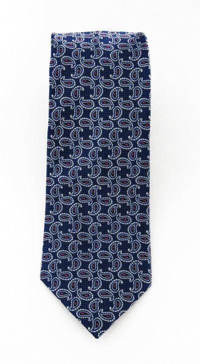 Blueburry Royale mini paisley classic tie
