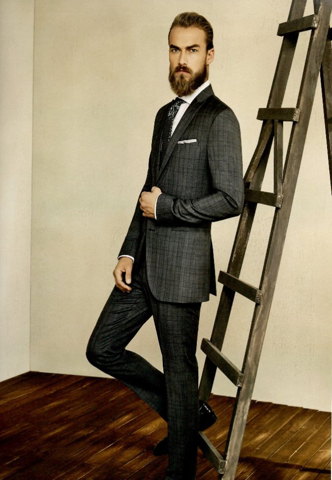 Blueburry Royale Glen plaid Suit