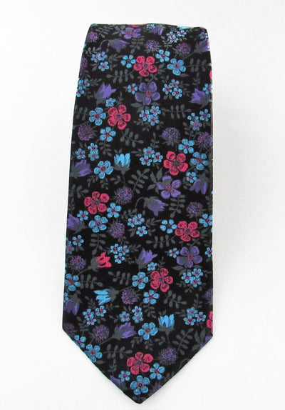 Blueburry Royale Multi-color classic Flora tie