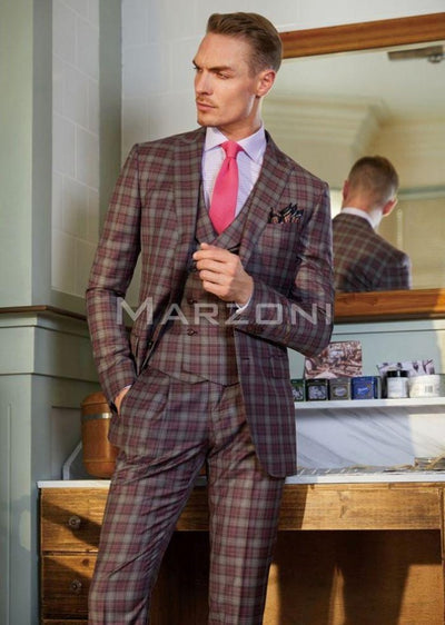 Blueburry Royale Bold Check Suit